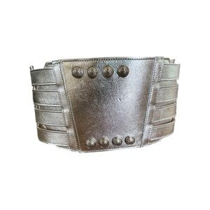 Silver Balmain waist belt